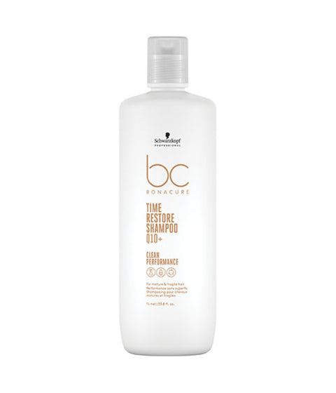 Schwarzkopf BC Bonacure Q10+ Time Restore Shampoo, 1L