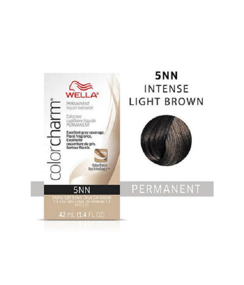 Wella ColorCharm Permanent Liquid Hair Color 5NN/Intense Light Brown, 42mL