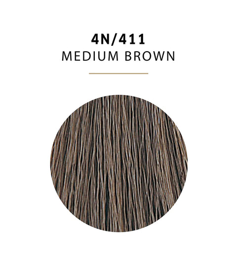 Wella ColorCharm Permanent Liquid Hair Color 4N/Medium Brown, 42mL