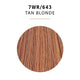 Wella ColorCharm Permanent Liquid Hair Color 7WR/Tan Blonde, 42mL