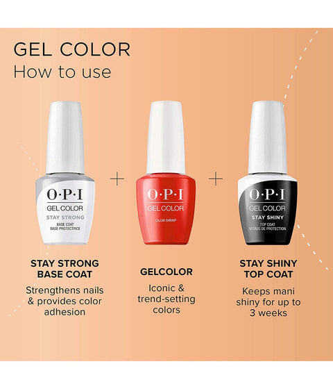OPI GelColor, Iceland Collection, Reykjavik Has All the Hot Spots, 15mL