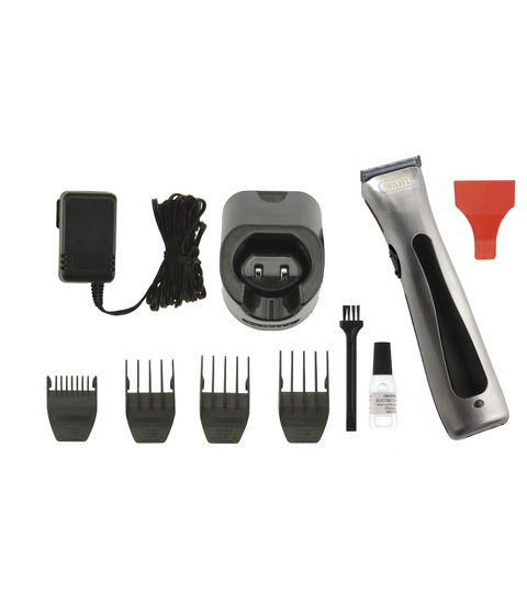 wahl pro beret lithium, guides, charger, charging stand, oil, brush, guard