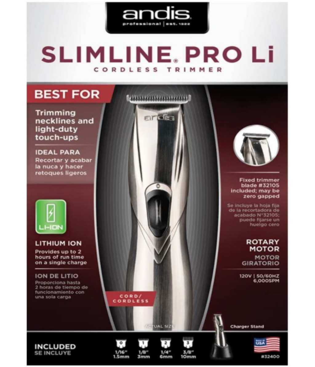 Andis Slimline Pro Li T-Blade Trimmer | Clippers and Trimmers