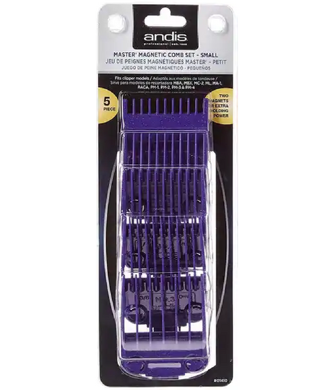 andis pro magnetic 5-pc comb set packaging