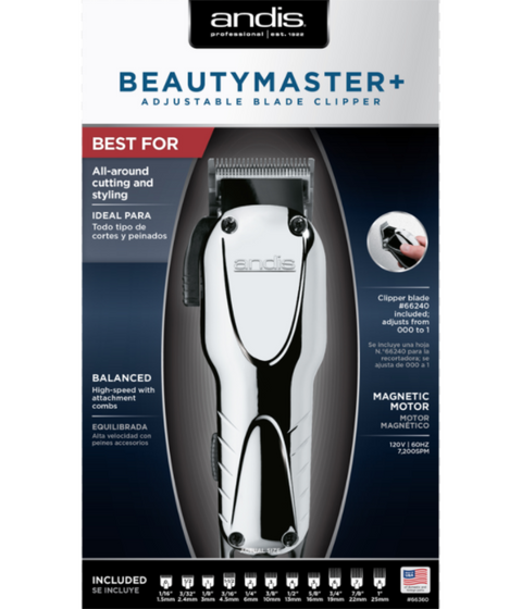 andis pro beauty master plus packaging