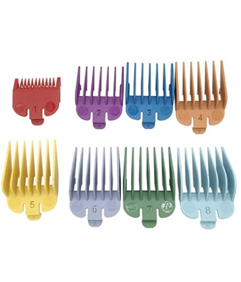 wahl pro colour coded guides 8 pack