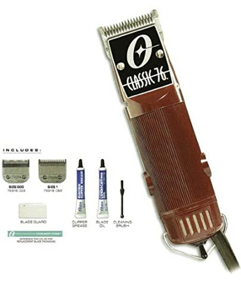 oster classic 76, blades, oil, grease, brush and guard