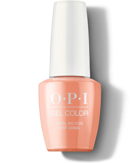 OPI GelColor, Mexico City Collection, Coral-ing Your Spirit Animal, 15mL