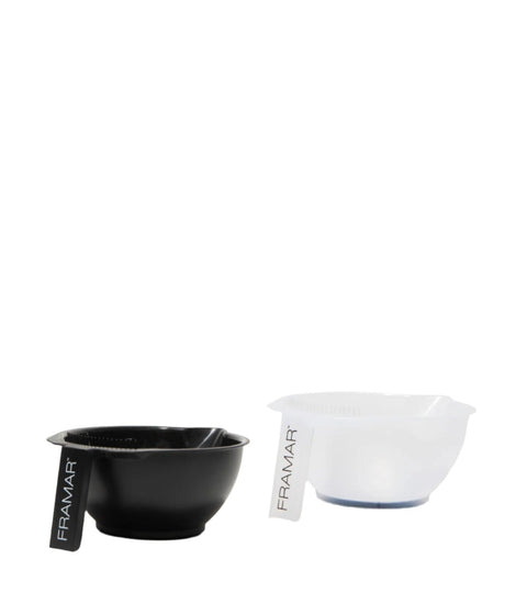 Framar Colouring Bowl Set Black & Clear