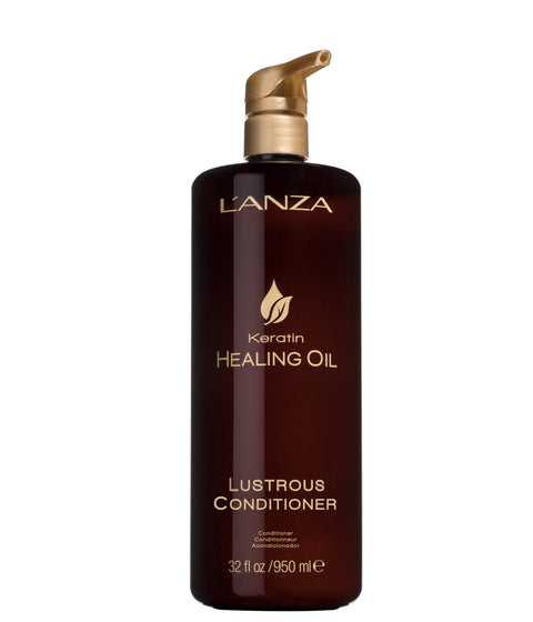 L'ANZA Keratin Healing Oil Lustrous Conditioner, 950mL