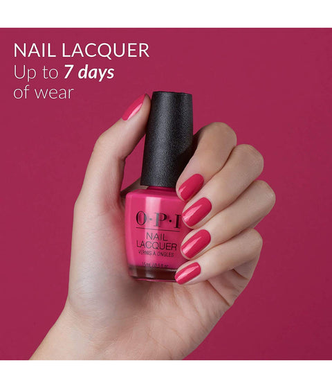 OPI Nail Lacquer,, Big Apple Red, 15mL