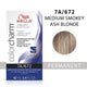 Wella ColorCharm Permanent Liquid Hair Color 7A/Medium Smokey Ash Blonde, 42mL