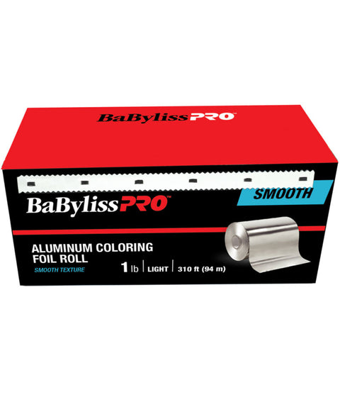 DannyCo BaBylissPRO Aluminum Coloring Foil Light Roll, Smooth Texture, 310 Foot Roll