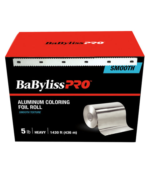 DannyCo BaBylissPRO Aluminum Coloring Foil Heavy Roll, Smooth Texture, 1430 Foot Roll