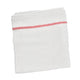 DA BP Cotton Towels Deluxe White w/Cherry Stripe 12/bag