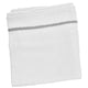 DA BP Cotton Towels Deluxe White w/Grey Stripe 12/bag
