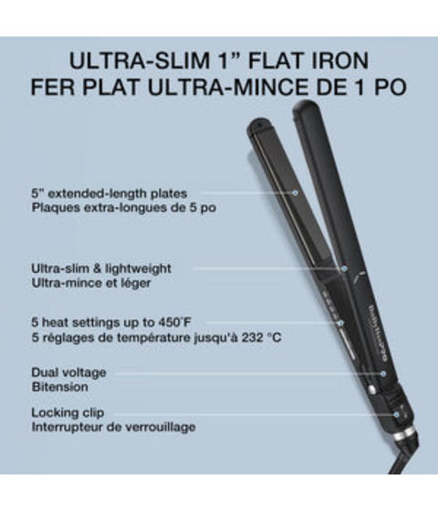 DA BP NT Extra Long Plates 1" Flat Iron