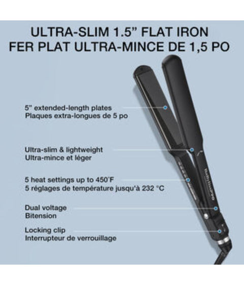 DA BP NT Extra Long Plates 1 1/2" Flat Iron