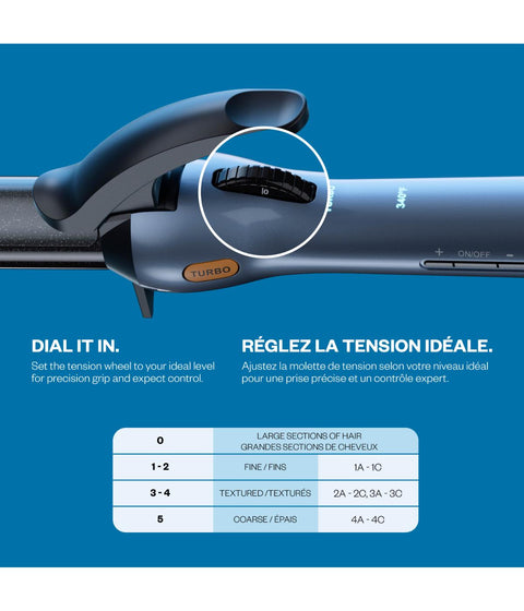 DA BP PrecisionGrip Curling Iron 1"