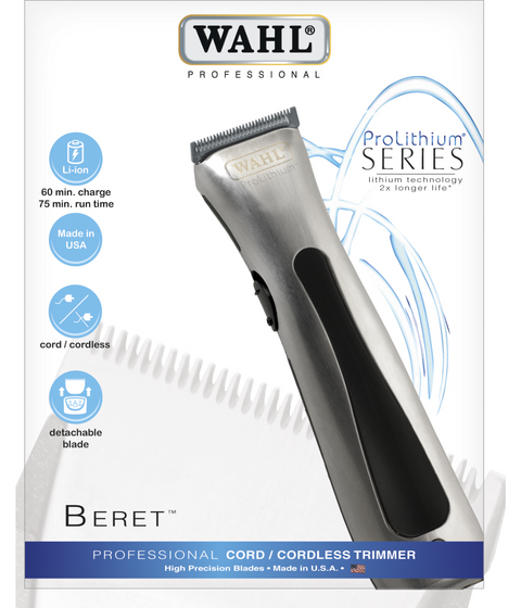 wahl pro lithium beret packaging