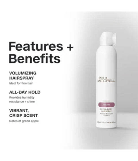 PM Extra-Body Hairspray 315ml (Restaged)