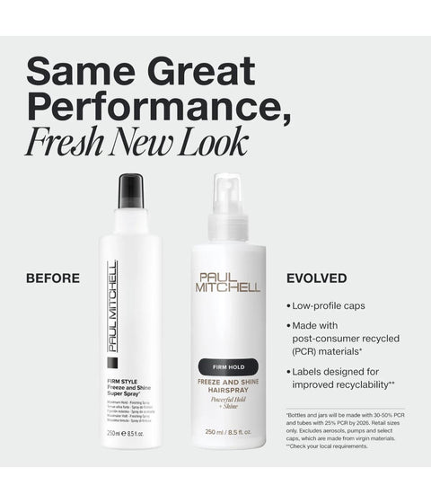 PM Freeze & Shine Hairspray 250ml(Restaged)