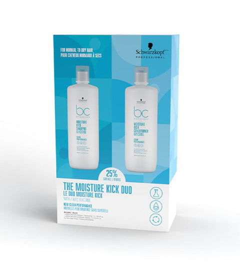 Schwarzkopf BC Clean Moisture Kick Litre Duo