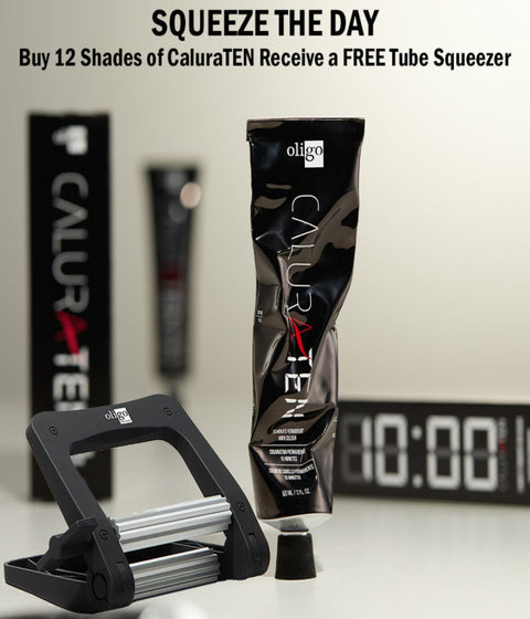 Oliog CaluraTEN Buy 12 Shades Receive a Free Tube Squeezer