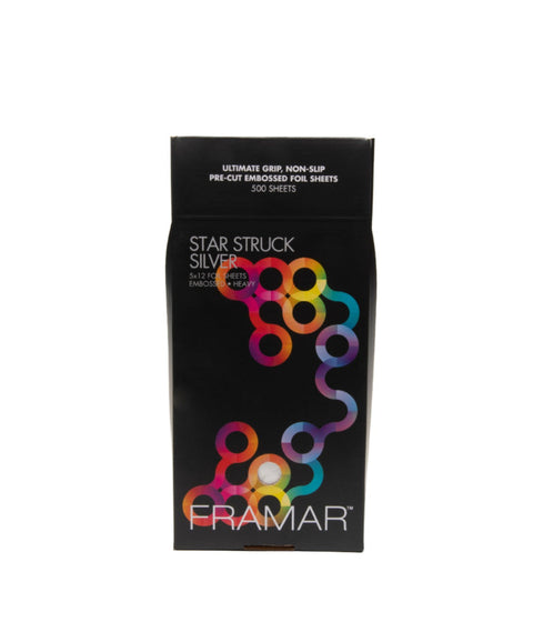 Framar Star Struck Silver  5 x 12 Heavy Embossed 500 Sheets