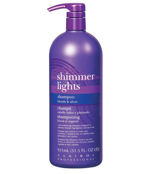 Clairol Shimmer Lights Shampoo, Blonde & Silver, 31.5oz