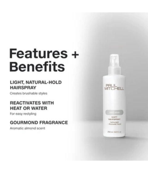 PM Soft Hairspray 250ml (Restaged)