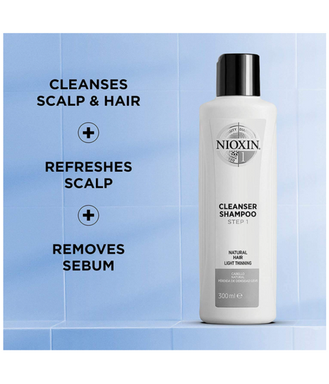 Nioxin Cleanser Shampoo System 1, 1L