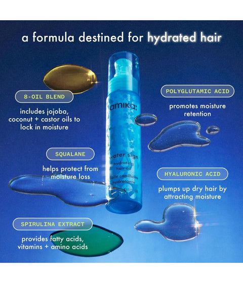 Amika Water Sign Hydrating Hair Oil 50ml