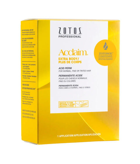 Zotos Acclaim Extra Body Acid Perm Normal/Fine/Tinted Hair