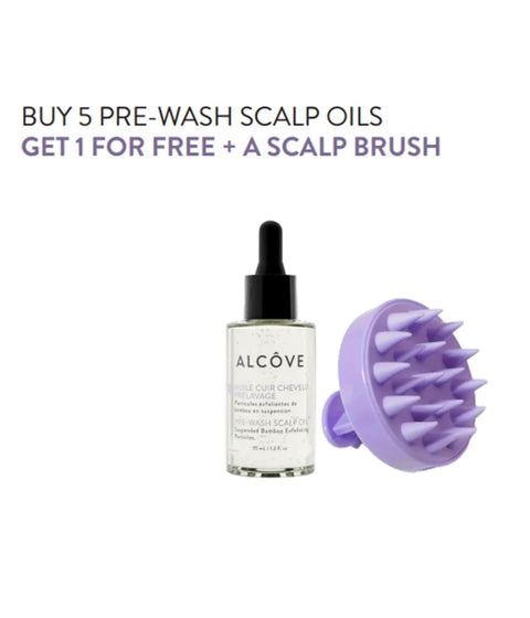 Alcove 6 Scalp Oil + 1 Free Scalp Brush JF26
