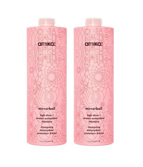 Amika Mirrorball High Shine + Protect Antioxidant Shampoo 1+1 50% Off