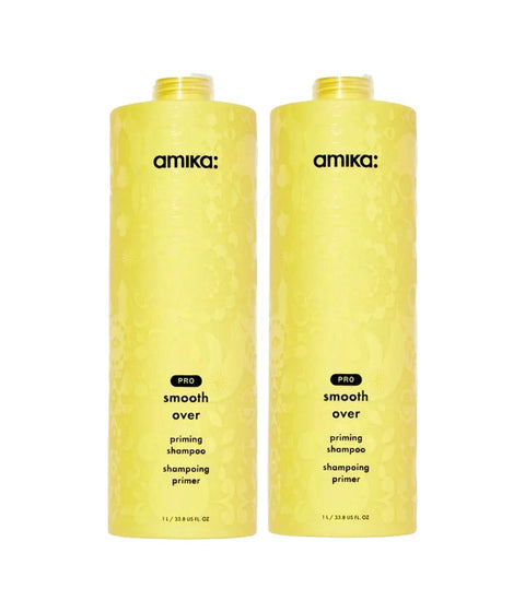 Amika Smooth Over Pro-Treatment Priming Shampoo 1+1 50% Off
