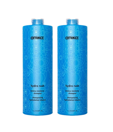 Amika Hydro Rush Intense Moisture Shampoo 1+1 50% Off