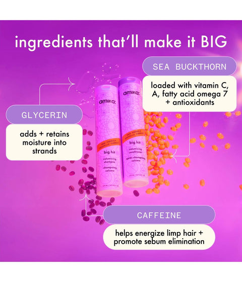 Amika Big Hit Volumizing Shampoo 275ml