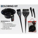 DA BP Coloring Kit ( 1 Bowl, 2 Brushes, 2 Clips)