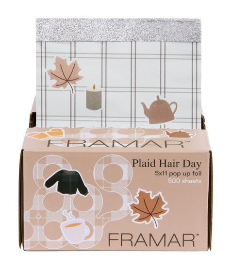 Fram Pop Up Foil 500 Sheets - Plaid Hair Day ND24