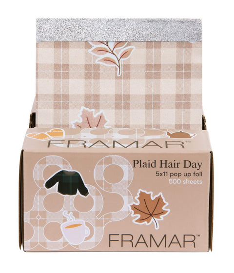 Fram Pop Up Foil 500 Sheets - Plaid Hair Day ND24