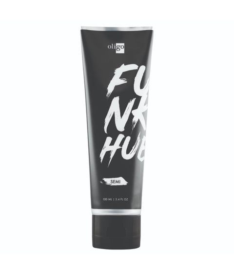 Oligo FunkHue Semi Permanent Hair Color - Black 100mL