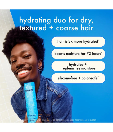 Amika Hydro Rush Intense Moisture Conditioner 275ml