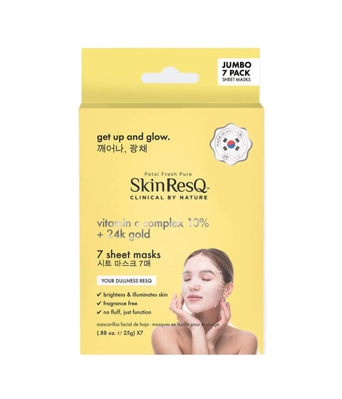 DA SkinResq Sheet Mask 7 Pack - Get Up & Glow