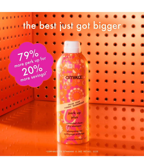 Amika Perk Up Plus Extended Clean Dry Shampoo 358ml