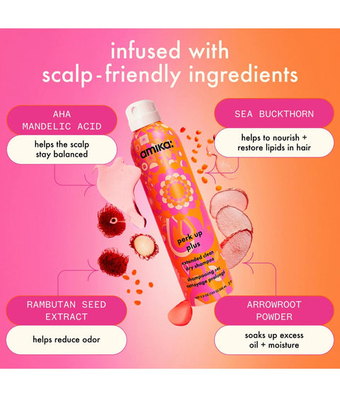 Amika Perk Up Plus Extended Clean Dry Shampoo 358ml