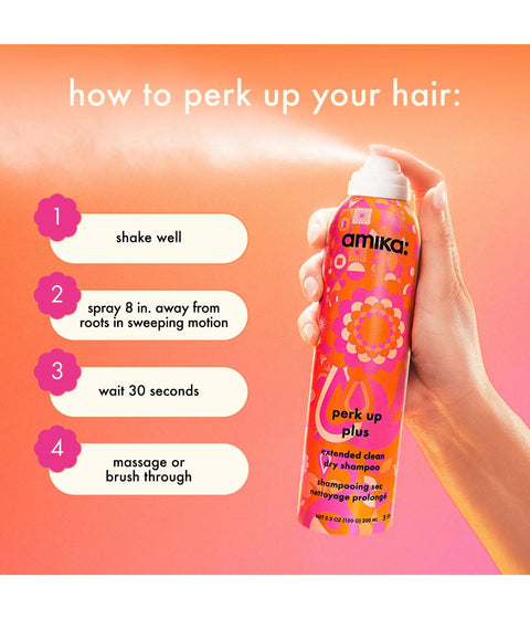 Amika Perk Up Plus Extended Clean Dry Shampoo 358ml