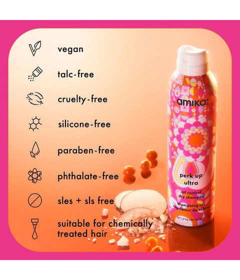 Amika Perk Up Plus Ultra Oil Control Dry Shampoo 250ml