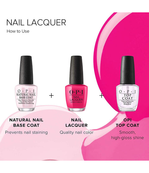 OPI Nail Lacquer, Classics Collection, La Paz-itively Hot, 15mL